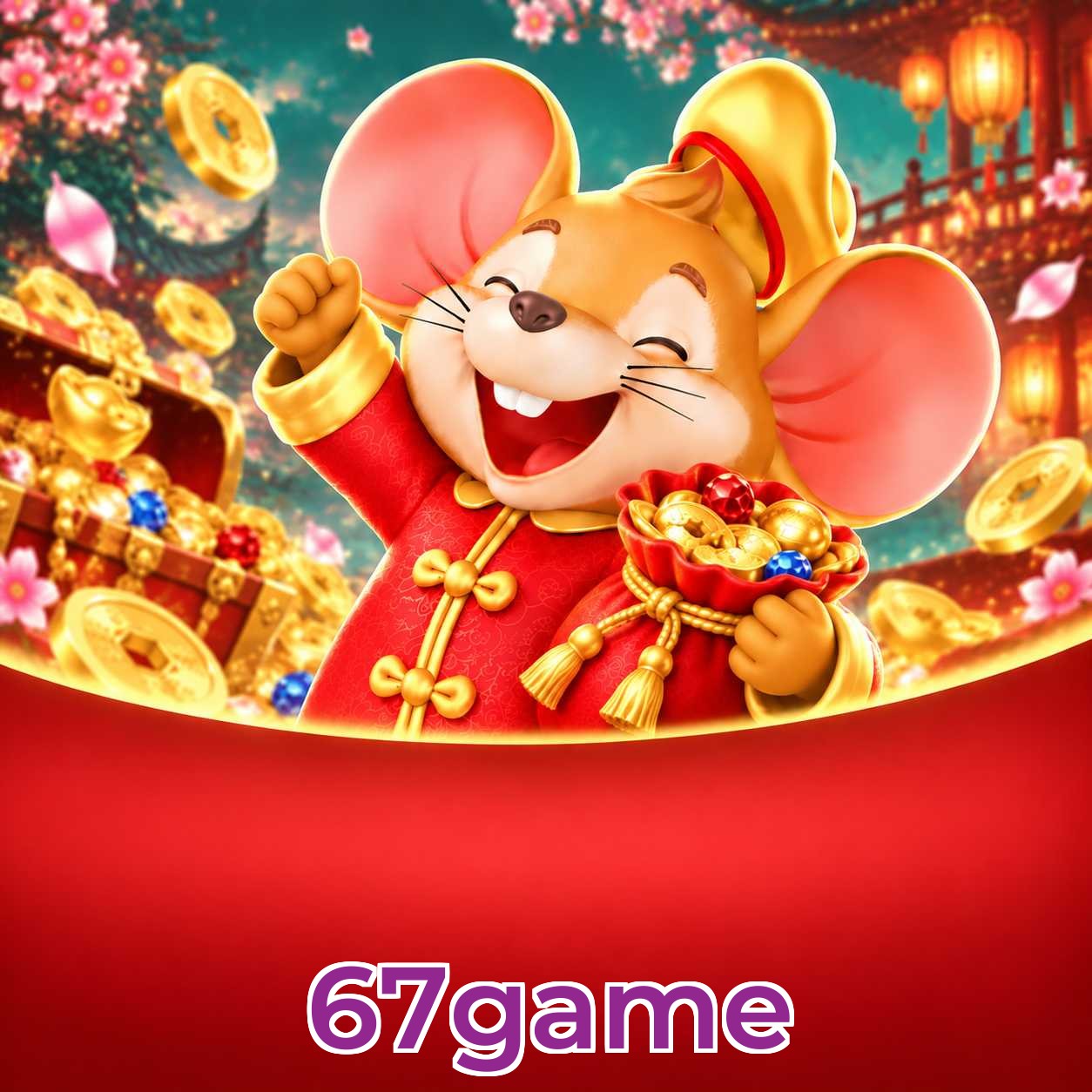 Interface mobile com Plushie Frenzy 67game